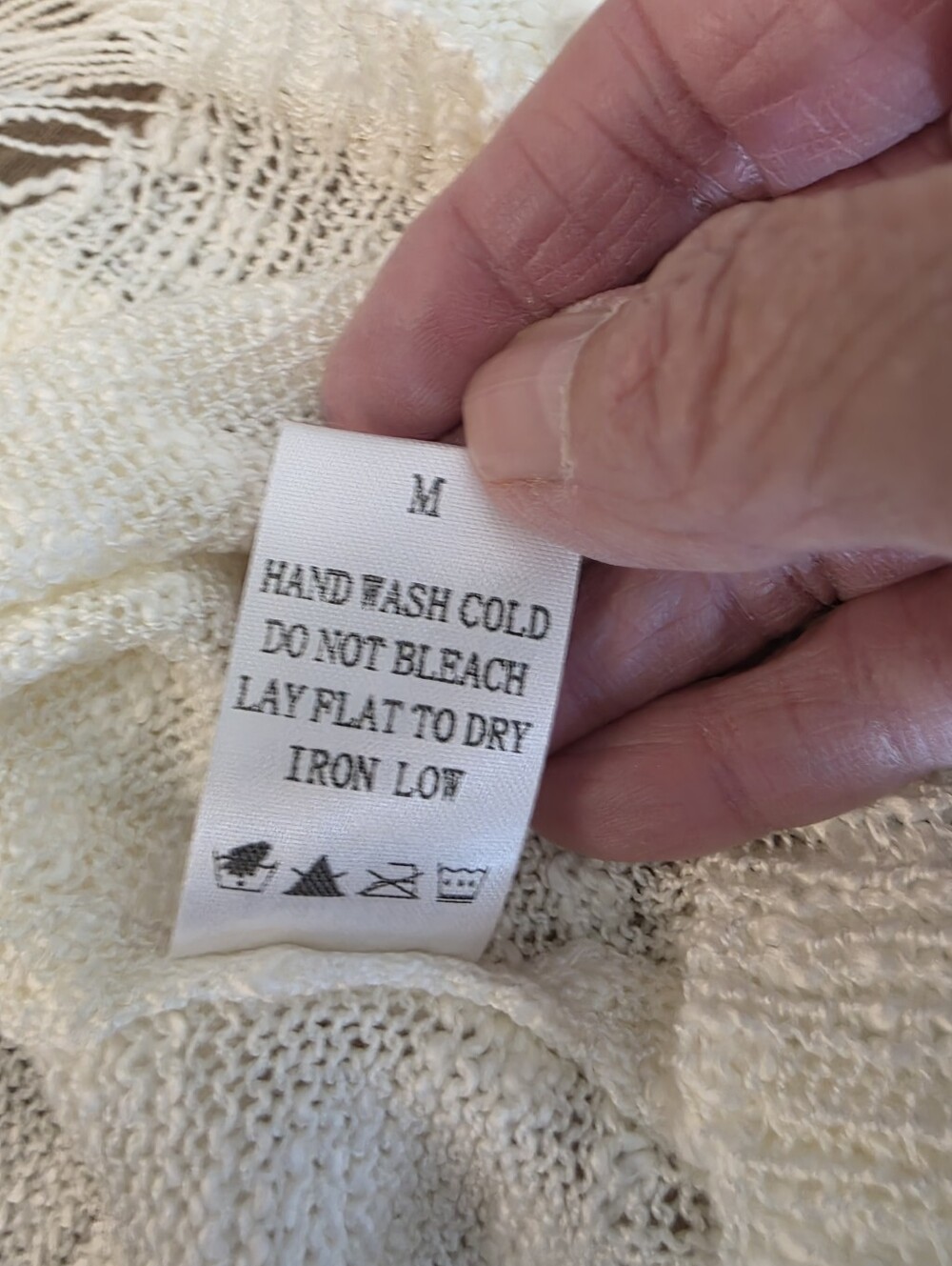 Adora Distressed Star Knit Sweater Medium - Picture 11 of 14